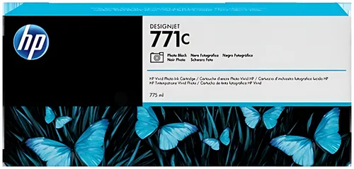 HP B6Y13A/771C Tintenpatrone schwarz foto 775ml
