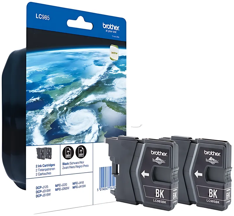 Brother LC-985BKBP2 Doppelpack