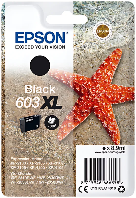 Epson 603XL Tintenpatrone schwarz