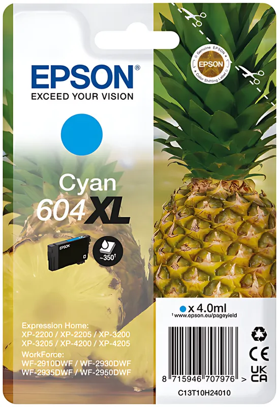 Epson 604XL Tintenpatrone cyan