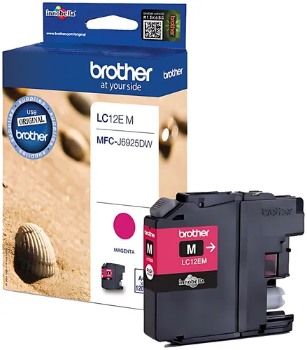 Brother LC-12EM Tintenpatrone magenta, 1.200 Seiten ISO/IEC 24711