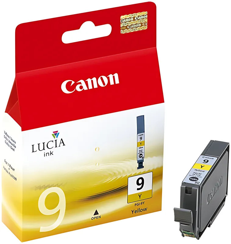 Canon 1037B001/PGI-9Y Tintenpatrone gelb, 930 Seiten/5% 14ml