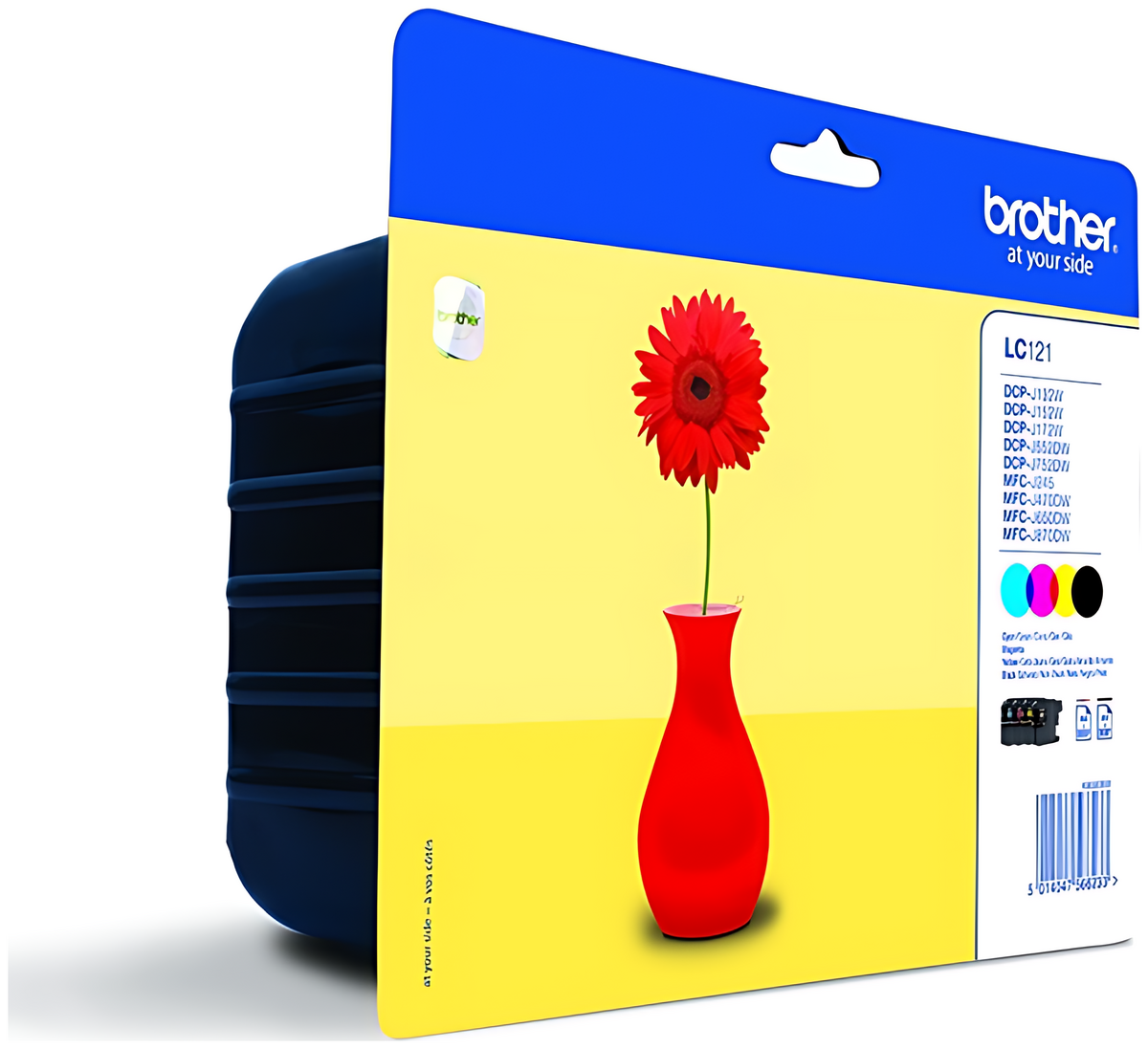 Brother LC-121VALBPDR Tintenpatrone MultiPack Bk,C,M,Y Blister, 4x300 Seiten ISO/IEC 24711 VE=4