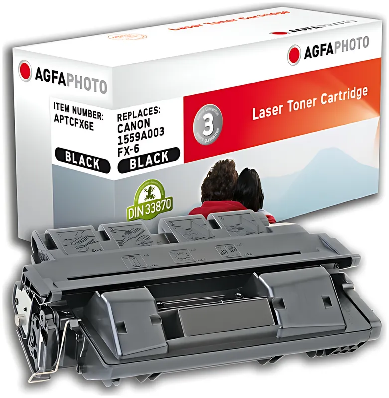 AgfaPhoto APTCFX6E Tonerkartusche schwarz, 6.000 Seiten 300 Gramm (ersetzt Canon FX-6)