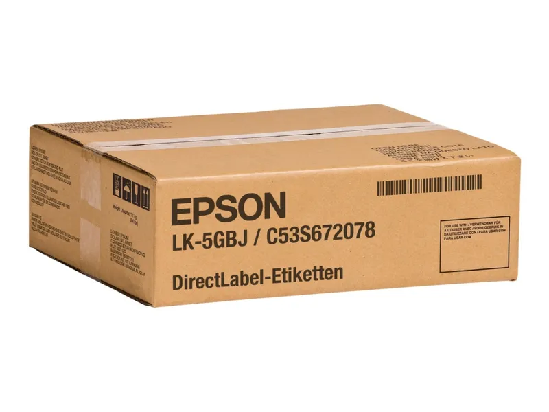 Epson C53S672078/LK-5GBJ DirectLabel-Etiketten schwarz auf grün matt 18mm x 8m