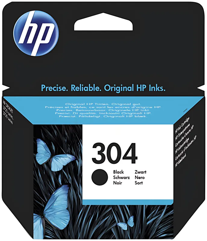 HP 304 Einzelpatrone schwarz