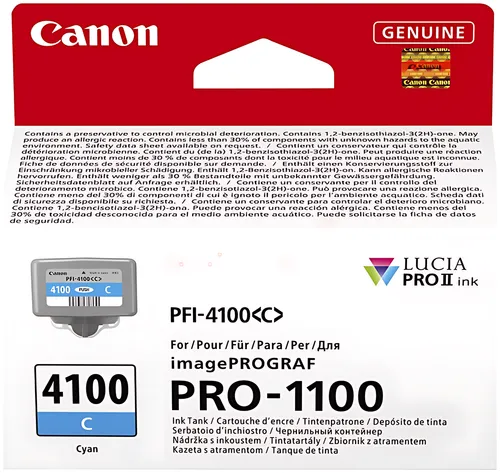 Canon 6778C001/PFI-4100C Tintenpatrone cyan 80ml