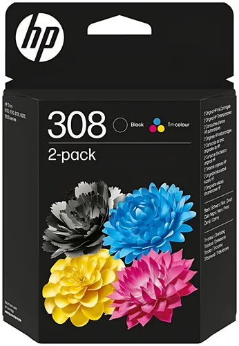 HP 6L6S6UE/308 Druckkopfpatrone Multipack schwarz + color VE=2