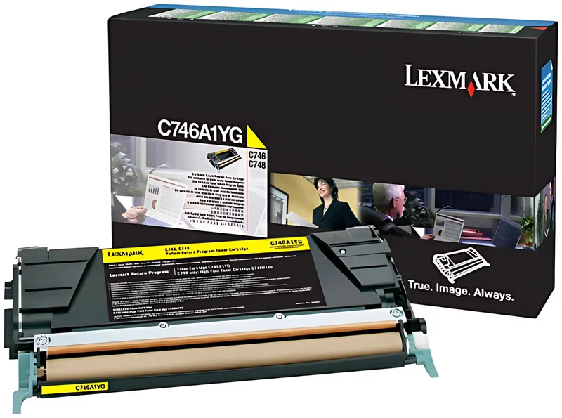 Lexmark C746A1YG Tonerkartusche gelb return program, 7.000 Seiten ISO/IEC 19798