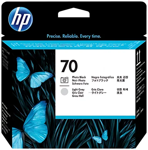 HP C9407A/70 Druckkopf schwarz foto + grau hell 130ml