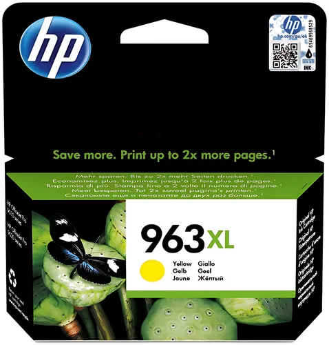 HP 3JA29AE/963XL Tintenpatrone gelb High-Capacity, 1.600 Seiten 22.92ml