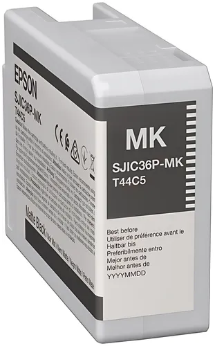 Epson C13T44C540/SJIC-36-P-MK Tintenpatrone schwarz matt 80ml