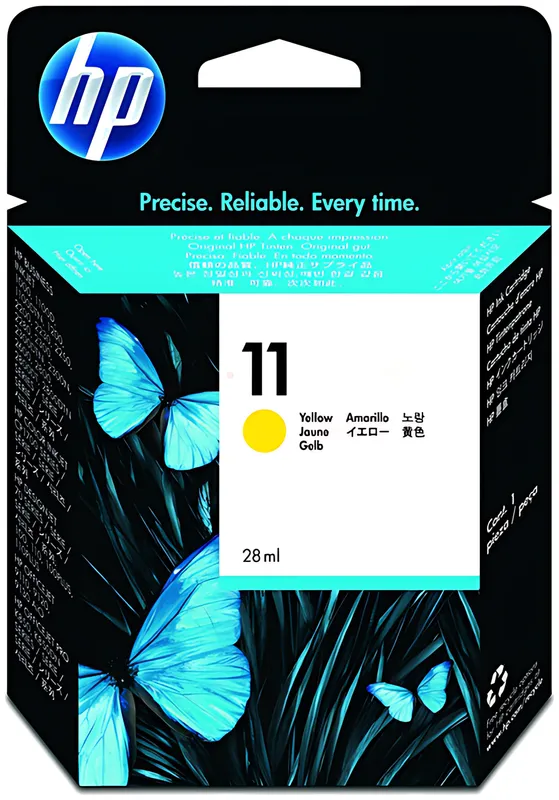 HP 11 Tintenpatrone gelb