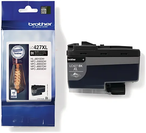Brother LC-427XLBK Tintenpatrone schwarz High-Capacity, 6.000 Seiten ISO/IEC 24711