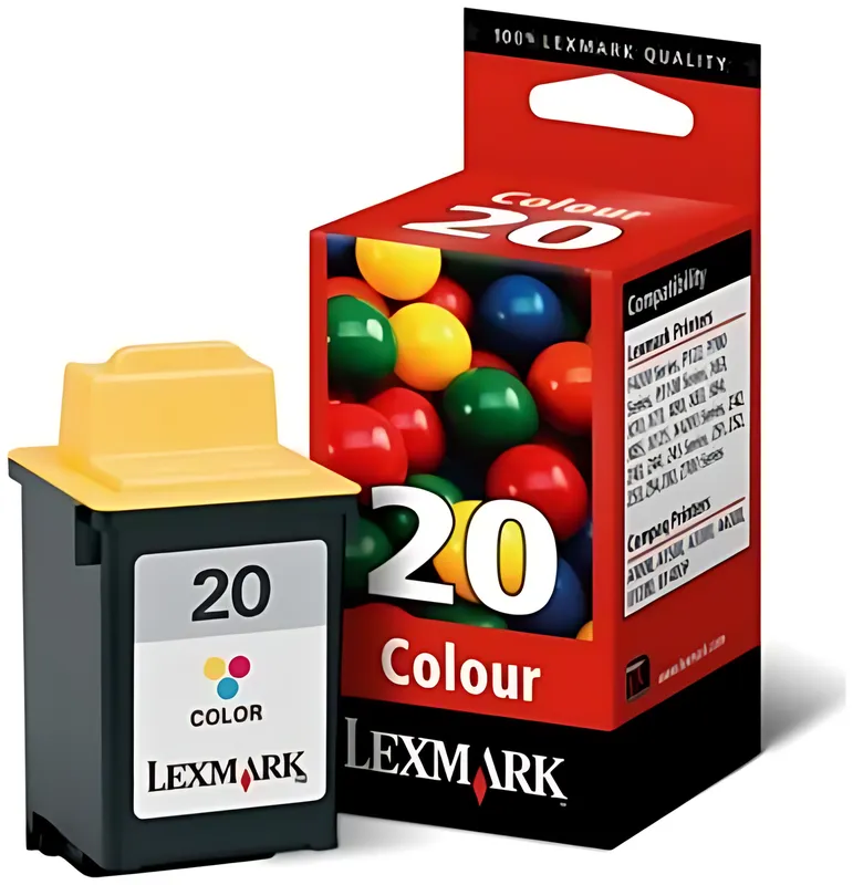 Lexmark 80D2037/20 Druckkopfpatrone color +20 Blatt Fotopapier 10x15cm, 275 Seiten/5%