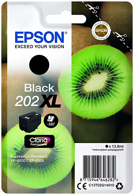 Einzelne Epson 202XL Patronen