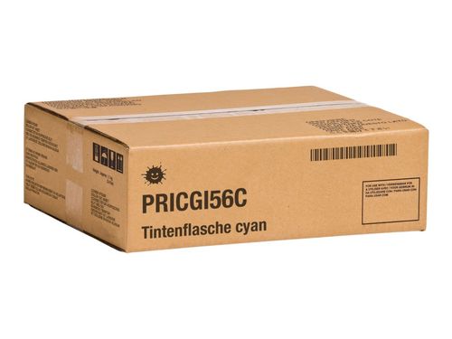 Kompatibel PRICGI56C Tintenflasche cyan, 14.000 Seiten 135ml (ersetzt Canon GI-56C)