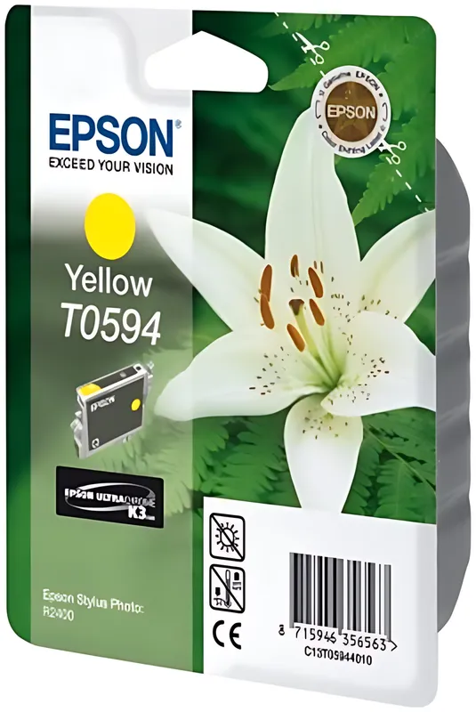 Epson C13T05944010/T0594 Tintenpatrone gelb, 520 Seiten 13ml