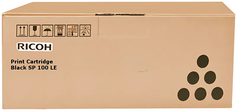 Ricoh 407166/TYPE SP100LE Tonerkartusche schwarz, 1.200 Seiten ISO/IEC 19798