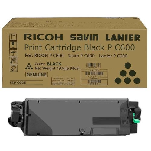 Ricoh 408314/PC600 Toner-Kit schwarz, 17.000 Seiten ISO/IEC 19752