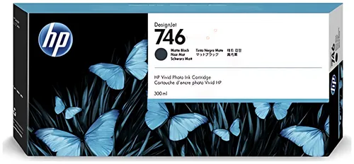 HP P2V83A/746 Tintenpatrone schwarz matt 300ml