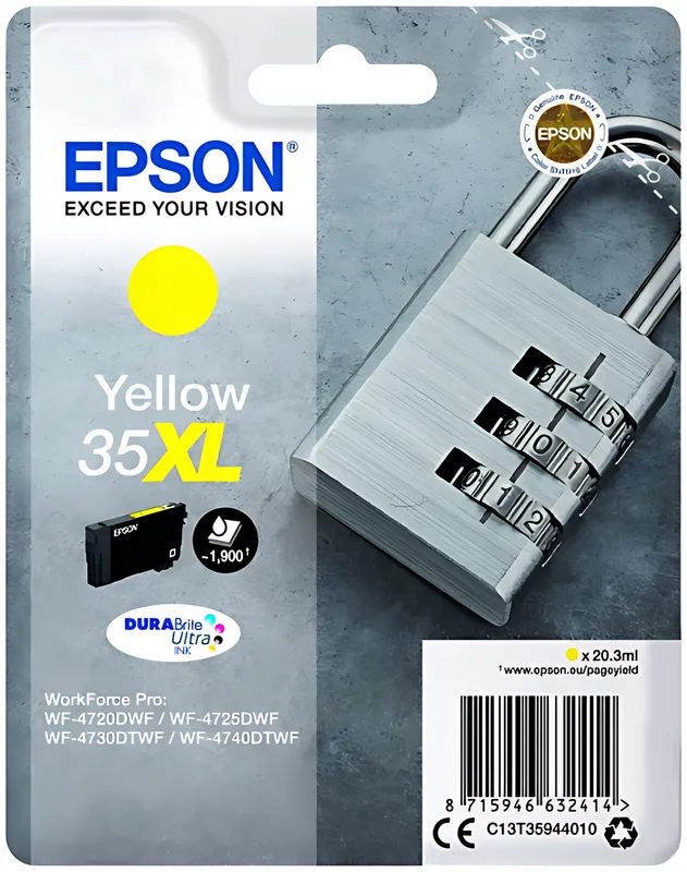Epson 35XL Gelbe Tintenpatrone