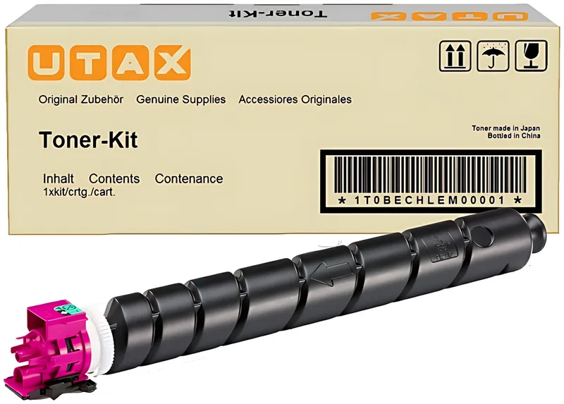 Utax 1T02RLBUT0/CK-8512M Toner-Kit magenta, 15.000 Seiten ISO/IEC 19798