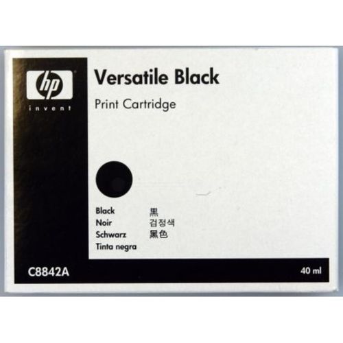 HP C8842A Druckkopfpatrone schwarz, Versatile schnelltrocknende Tinte, 220 Seiten 40ml