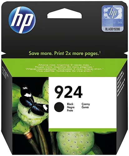 HP 4K0U6NE/924 Tintenpatrone schwarz, 500 Seiten ISO/IEC 19752