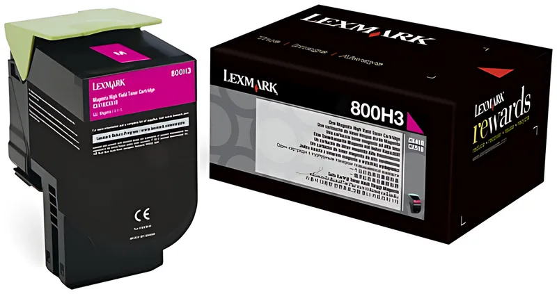 Lexmark 80C0H30/800H3 Toner-Kit magenta, 3.000 Seiten ISO/IEC 19798