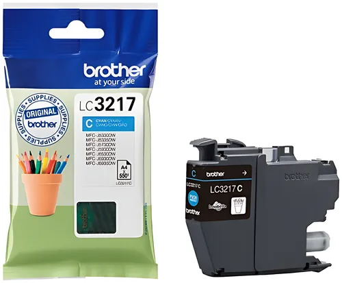 Brother LC-3217C Tintenpatrone cyan, 550 Seiten ISO/IEC 24711 9ml
