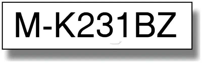 Brother MK-231BZ P-Touch Farbband