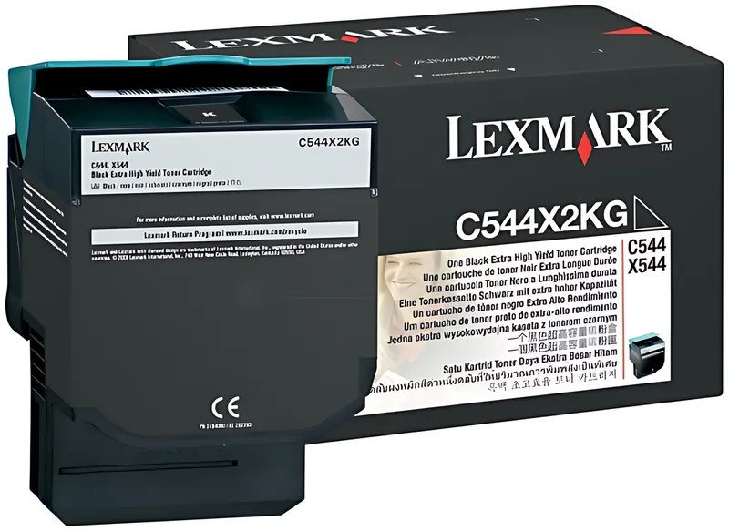 Lexmark C544X2KG Toner schwarz extra High-Capacity, 6.000 Seiten ISO/IEC 19798