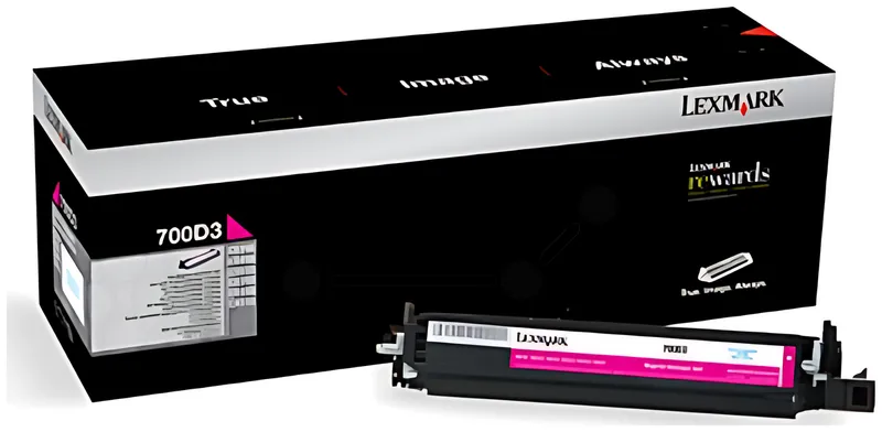 Lexmark 70C0D30/700D3 Entwicklereinheit magenta, 40.000 Seiten ISO/IEC 19798
