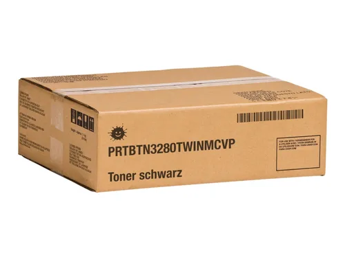 Kompatibel PRTBTN3280TWINMCVP Toner-Kit Doppelpack, 2x8.000 Seiten VE=2 (ersetzt Brother TN32802PK)
