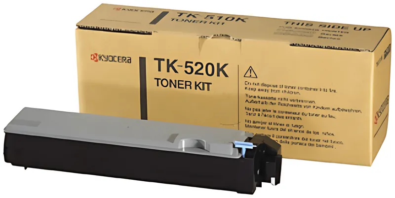 Kyocera 1T02HJ0EU0/TK-520K Toner-Kit schwarz, 6.000 Seiten/5%