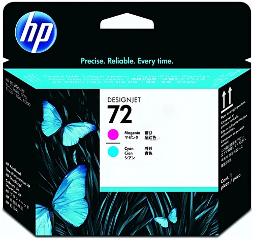 HP C9383A/72 Druckkopf magenta + cyan