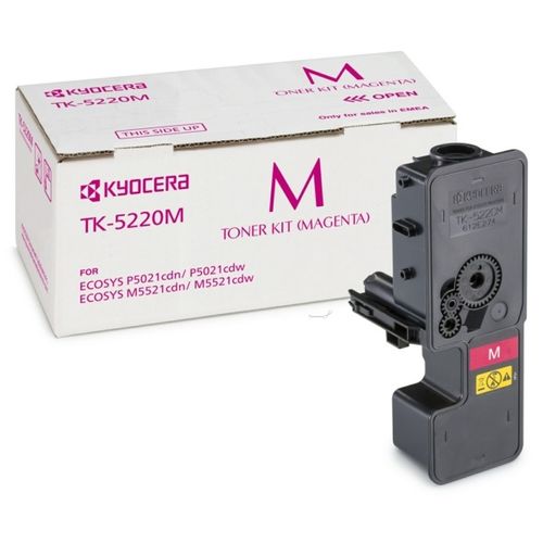 Kyocera 1T02R9BNL1/TK-5220M Toner-Kit magenta, 1.200 Seiten ISO/IEC 19752