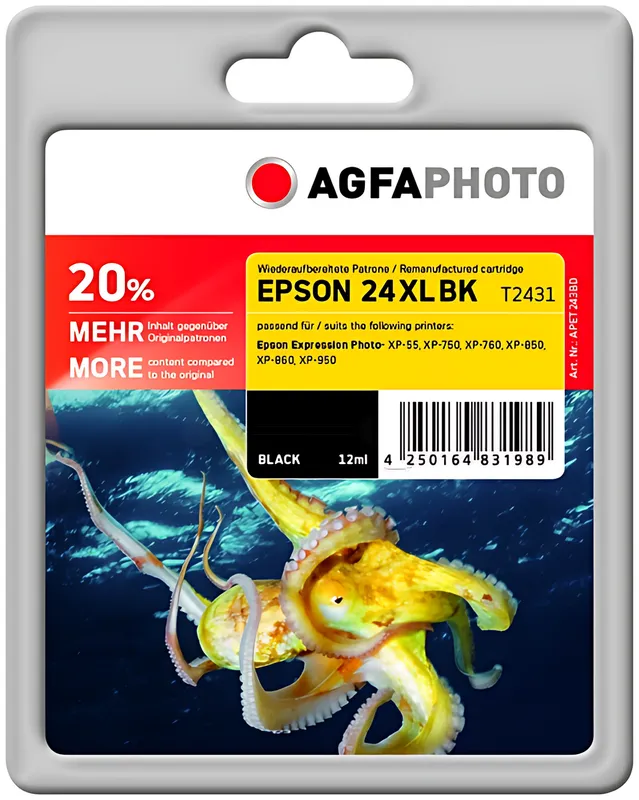 AgfaPhoto 24XL kompatible Tintenpatrone