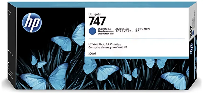 HP 747 P2V85A Tintenpatrone blau