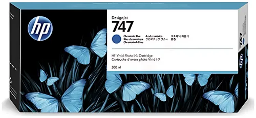HP P2V85A/747 Tintenpatrone blau chromatic 300ml