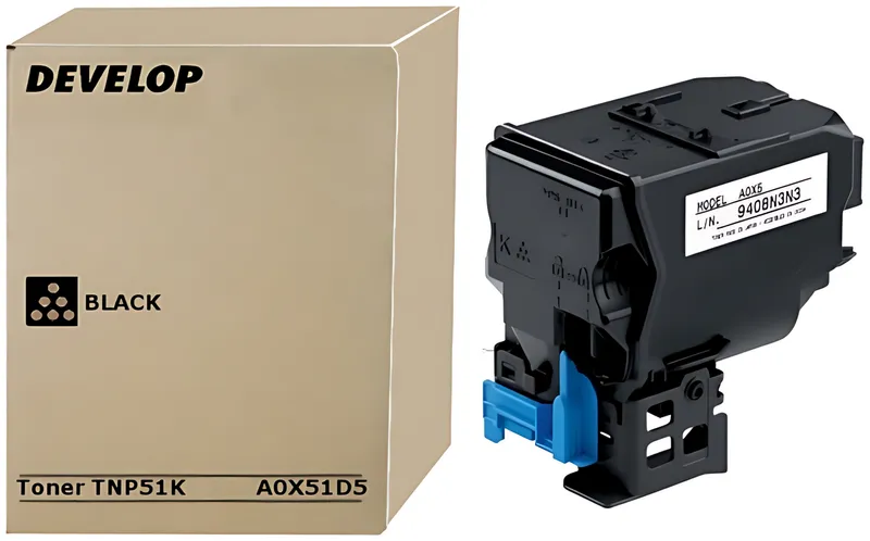 Develop A0X51D5/TNP-51K Toner-Kit schwarz, 5.000 Seiten