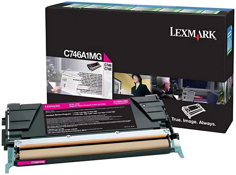 Lexmark C746A1MG Tonerkartusche magenta return program, 7.000 Seiten ISO/IEC 19798