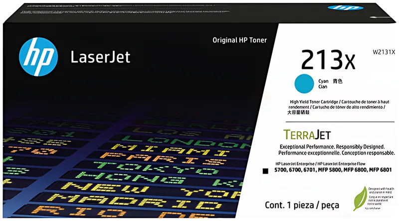 HP 213X Toner Cyan