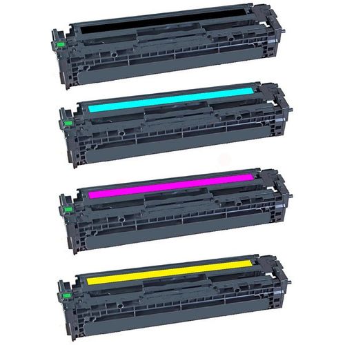 Kompatibel PRTHPCF210ARAINBOW Toner MultiPack Bk,C,M,Y VE=4 (ersetzt HP 131A/CF210A 131A/CF211A 131A/CF212A 131A/CF213A)
