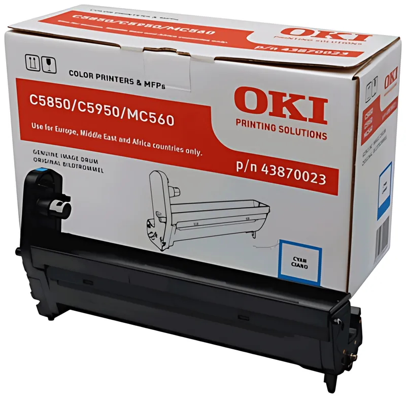 OKI 43870023 Drum Kit cyan, 20.000 Seiten