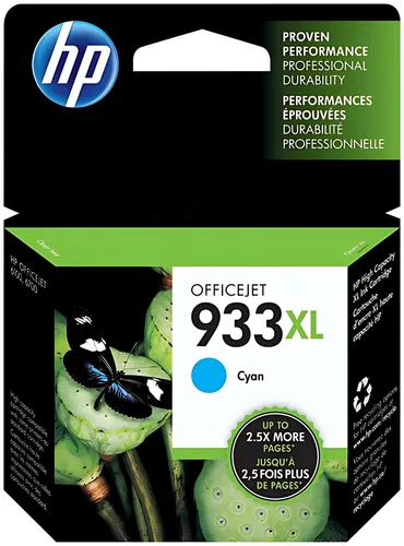 HP CN054AE/933XL Tintenpatrone cyan High-Capacity, 825 Seiten ISO/IEC 24711 8.5ml