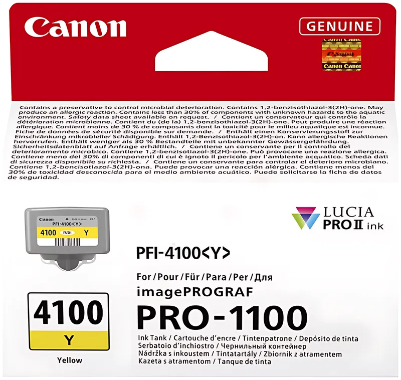 Canon 6780C001/PFI-4100Y Tintenpatrone gelb 80ml