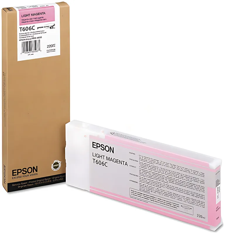 Epson C13T606C00/T606C Tintenpatrone magenta hell 220ml