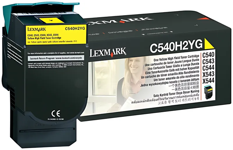 Lexmark C540H2YG Toner gelb, 2.000 Seiten ISO/IEC 19798